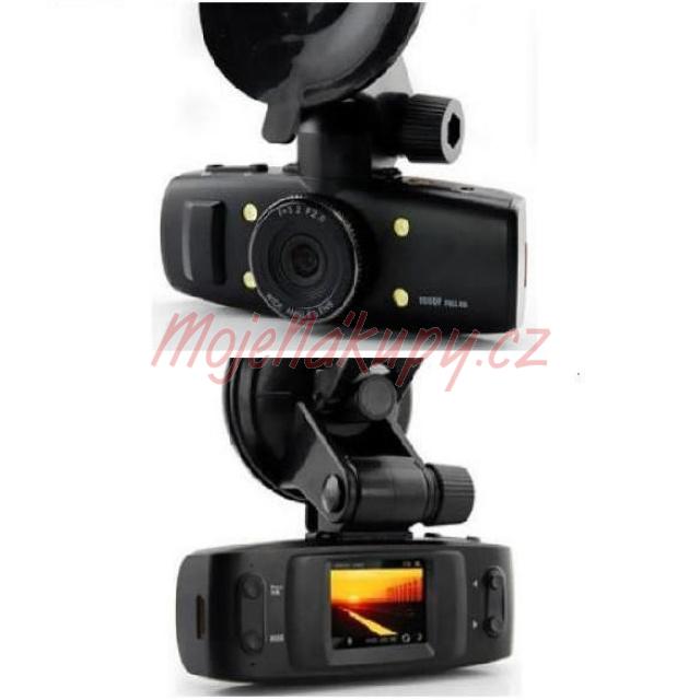 Palubní kamera do auta s GPS logger a LCD FULL HD